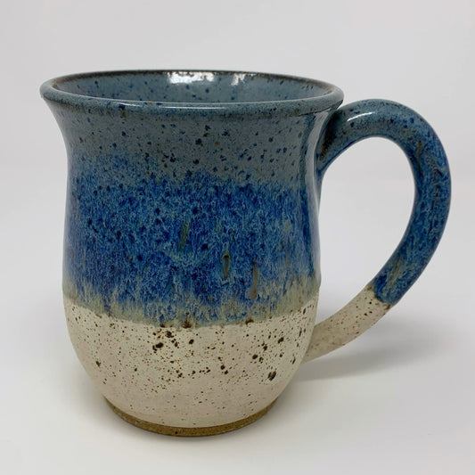 Blue & White Speckle Mug